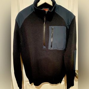 Black mens sweater